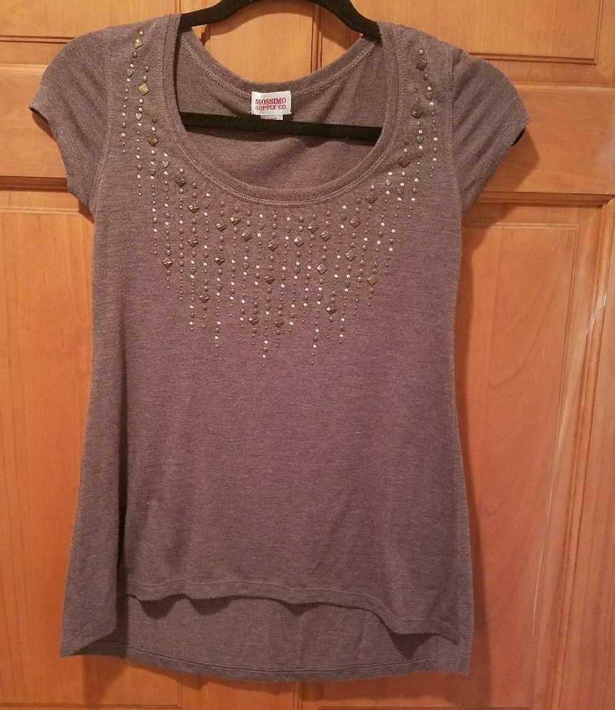 Embellished Cotton Tee